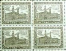 Quadra de selos Keren Kayemeth LeIsrael / JNF-KKL 50 QD