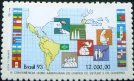 Selo postal COMEMORATIVO do Brasil de 1993 - C 1842 M