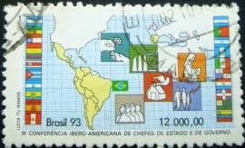 Selo postal COMEMORATIVO do Brasil de 1993 - C 1842 U