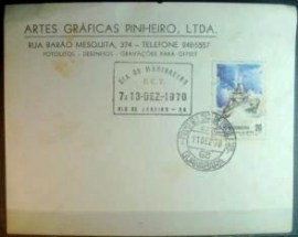 Envelope Comemorativo de 1970 Dia do Marinheiro