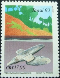 Selo postal do Brasil de 1983 Machadinha