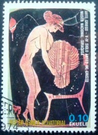 Selo postal da Guine Equatorial de 1975 Greek
