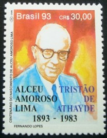 Selo postal de 1993 Tristão de Athayde