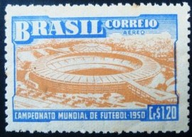 Selo postal AÉREO do Brasil de 1950 - A 75 M