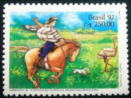 Selo postal COMEMORATIVO do Brasil de 1992- C 1784 M