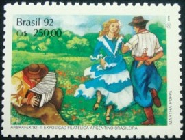 Selo postal COMEMORATIVO do Brasil de 1992- C 1782 M