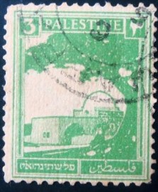 Selo postal da Palestina de 1927 Rachel's Tomb 3