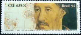 Selo postal do Brasil de 1994 Dom Henrique