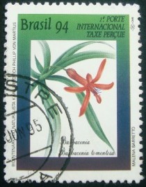 Selo postal do Brasil de 1994 Barbacenia to-mentosa
