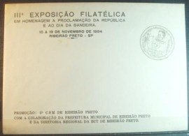 Envelope Comemorativo de 1984 III Expo Ribeirão Preto