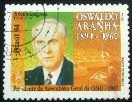 Selo postal COMEMORATIVO do Brasil de 1994- C 1904 U