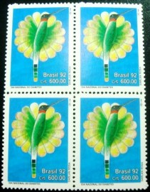Quadra de selos postais do Brasil de 1992 Diabetes