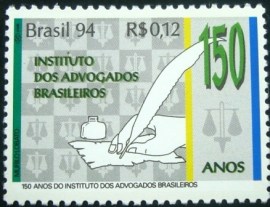 Selo postal COMEMORATIVO do Brasil de 1994- C 1910 M