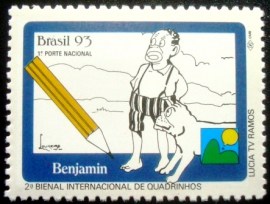 Selo postal do Brasil de 1993 Benjamin