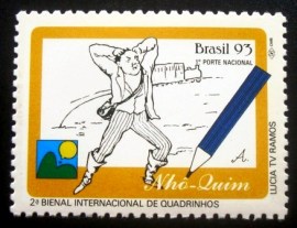 Selo postal do Brasil de 1993 Nhô Quim