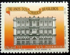 Selo postal do Brasil de 1993 Agência Central