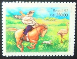Selo postal COMEMORATIVO do Brasil de 1992 - C 1780 M