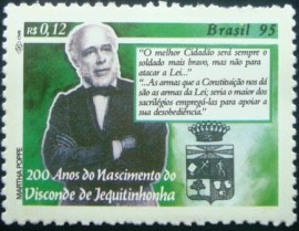 Selo postal COMEMORATIVO do Brasil de 1995 - C 1939 M
