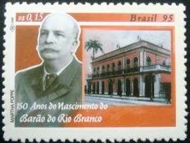 Selo postal COMEMORATIVO do Brasil de 1995 - C 1940 M