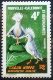 Selo postal da Nova Caledônia de 1967 Kagu