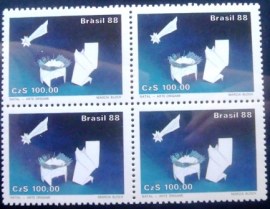Selo postal COMEMORATIVO do Brasil de 1988 - C 1604 M
