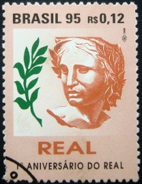 Selo postal COMEMORATIVO do Brasil de 1995 - C 1949 NCC