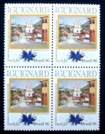 Quadra de selos postais do Brasil de 1996 Guignard