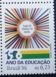 Selo postal COMEMORATIVO do Brasil de 1996 - C 2004 NCC