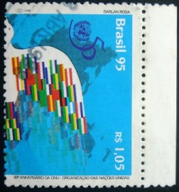 Selo postal COMEMORATIVO do Brasil de 1995 - C 1972 U