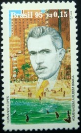 Selo postal COMEMORATIVO do Brasil de 1995 - C 1974 M
