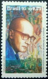 Selo postal COMEMORATIVO do Brasil de 1995 - C 1975 M