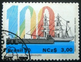 Selo postal COMEMORATIVO do Brasil de 1991 - C 1670 NCC