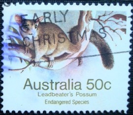 Selo postal da Austrália de 1981 - 758 U