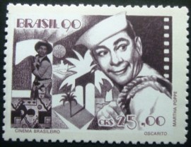 Selo postal do Brasil de 1990 Oscarito