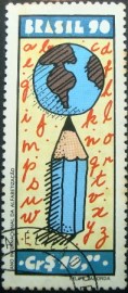 Selo postal COMEMORATIVO do Brasil de 1991 - C 1694 NCC