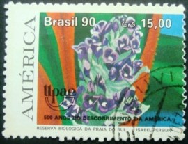 Selo postal COMEMORATIVO do Brasil de 1991 - C 1706 U