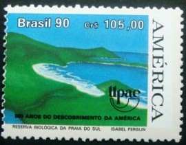 Selo postal COMEMORATIVO do Brasil de 1991 - C 1707 N