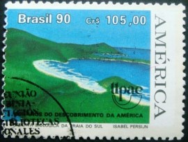 Selo postal COMEMORATIVO do Brasil de 1991 - C 1707 NCC