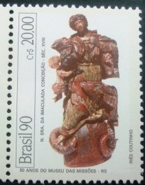 Selo postal COMEMORATIVO do Brasil de 1991 - C 1684 M