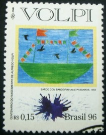 Selo postal Comemorativo do Brasil de 1996 - C 1988 NCC