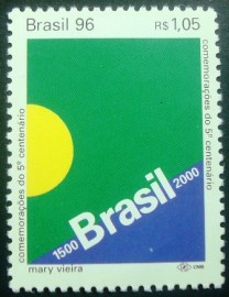 Selo postal COMEMORATIVO do Brasil de 1996 - C 1991 M