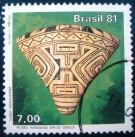 Selo postal COMEMORATIVO do Brasil de 1981 - C 1195 U