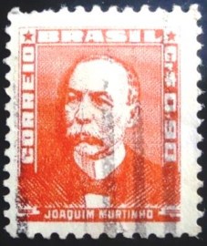 Selo postal Regular emitido no Brasil em 1955 - 497 N