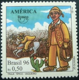 Selo postal COMEMORATIVO do Brasil de 1996 - C 2010 M