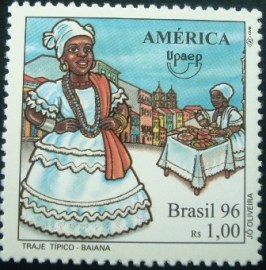 Selo postal COMEMORATIVO do Brasil de 1996 - C 2019 M