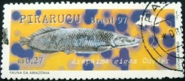 Selo postal do Brasil de 1997 Pirarucu - C 2036 U