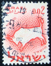 Selo postal de Israel de 1961 Taurus