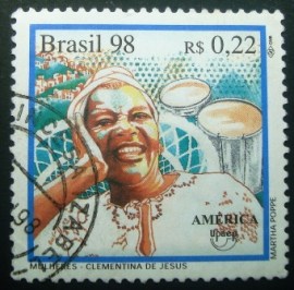 Selo postal Comemorativo do Brasil de 1998 - C 2073 U