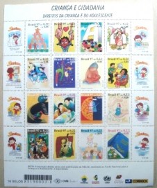 Série postal do Brasil de 1997 Criança e Cidadania