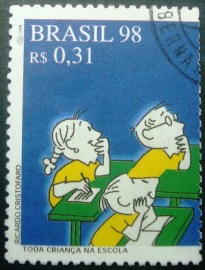 Selo postal Comemorativo do Brasil de 1998 - C 2076 U